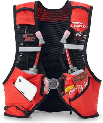 OEM Chaleco De Running Uswe Pace 8l, Talla Xl, Rojo Y Negro
