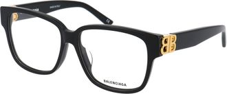 Balenciaga BB0104O Metal Frame Eyeglasses - Black