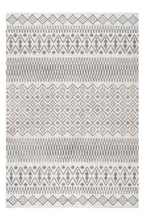 Jonathan Y Designs Ifrane Berber Geometric Stripe Area Rug in Cream/gray at Nordstrom, Size 3Ft 0In X 5Ft 0In