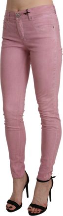 Acht Mid Waist Skinny Stretchblue Womens Pant
