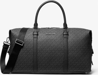 Michael Kors Hudson Signature Logo Duffel Bag
