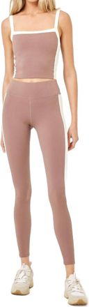 L*Space Sidelines Legging In Fawn/cream