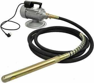 No Brand No Brand - Varan Motors - Zn70d45x6m Aguja Vibradora, Vibrador De Hormig&oacute;n El&eacute;ctrico 1500w &Oslash;45mm 6m
