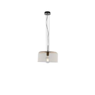 Netlighting Gibus Glass Dome Ceiling Pendant Amber E27