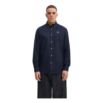 Barbour Oxtown Tailored Shirt - Heren - Casual Overhemden - Blauw - XL - Katoen - Overhemden