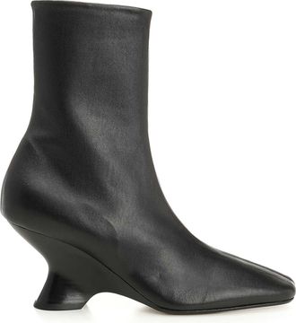 Dries Van Noten Leather Ankle Boots