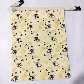 OEM Juego De 3 Pa&ntilde;os De Cera Abeja Alimentos Elegante Estampado Hojas Blanco Negro Tres Tama&ntilde;os: Peque&ntilde;o, Envases Reutilizables Sin Pl&aacute;stico Frutas