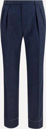 Brioni Elba Pants in silk, cashmere and linen Male 52