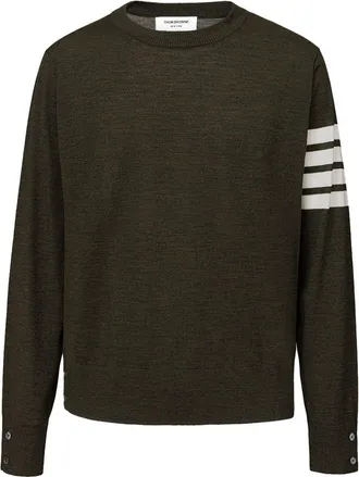 Thom Browne Green Wool Mens Sweatshirt