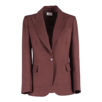 P.A.R.O.S.H. Blazers, female, Brown, Size: M Raisa26 Giacca Monopetto