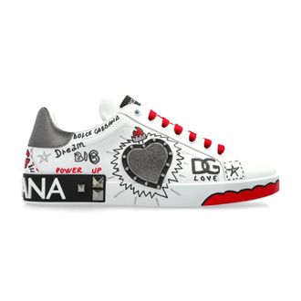Dolce & Gabbana Heren, Schoenen, Wit, Maat: 43 1/2 EU Leer