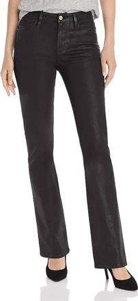 Frame Denim Le Mini Boot Jeans In Noir