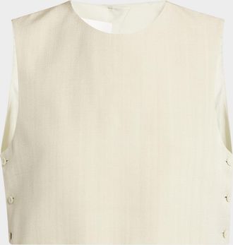 Jil Sander Crop Waistcoat