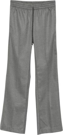 Ermanno Scervino 09797 Pantalone - Dames - Sweatpants - Grijs - M - Leer - Broeken