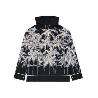 Palm Angels Hooded Printed Shirt