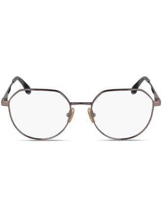 Victoria Beckham hexagon-frame glasses - Silver