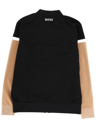 HUGO BOSS Softshell Recycled Polyester Sweatshirt - Black