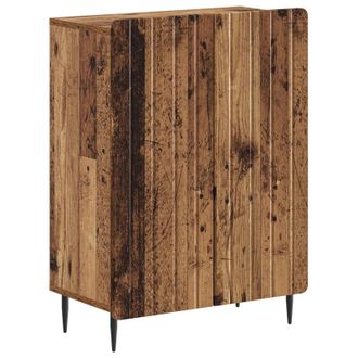vidaXL Armario De Almacenamiento Para Ba&ntilde;o Zwolle Madera Envejecida Vidaxl