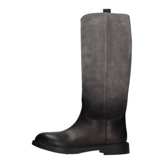 Doucal's Botas hasta la rodilla de punta redonda - Shoes - Mujer - Gris - 40 EU