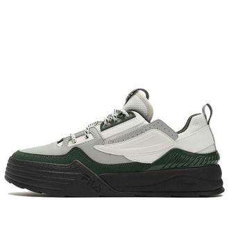 Fila Court Deluxe Low Shoes Grey White Black F12M341224FSG