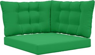 vidaXL Coj&iacute;n Para Sof&aacute; De Exterior Poli&eacute;ster Verde 68,5 X 68,5 Cm Vidaxl