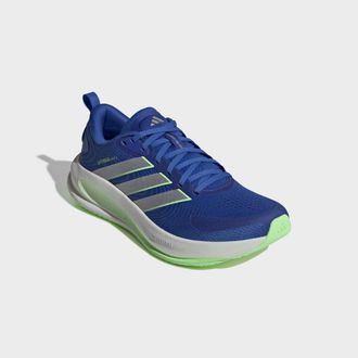 adidas Laufschuh ADIDAS PERFORMANCE SUPERNOVA EASE 2 M, Herren, Gr. 42,5, blau, silber metallic, lime burst, Textil, Schuhe Laufschuh