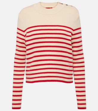 Altuzarra Pullover Oz in cotone e cashmere a righe