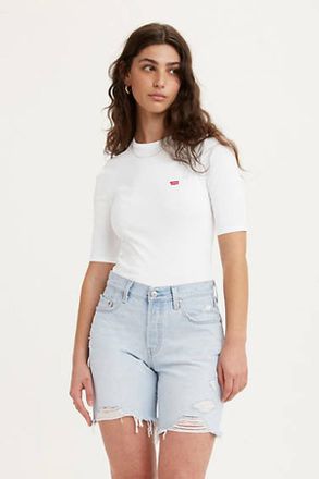 Levi's Camiseta Luca Slim - Mujer - 2XS - Blanco / White +