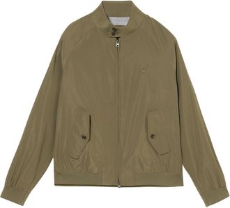 Brooks Brothers Water Repellent Technical Bomber - Heren - Bomber jackets - Groen - M - Polyester - Jassen