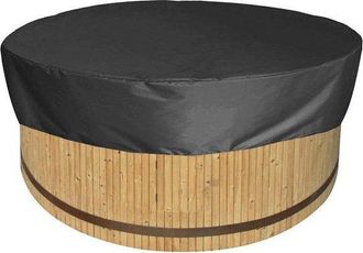 OEM Funda Protectora Redonda Para Jacuzzi/ba&ntilde;era De Hidromasaje - 200 X 30 Cm - Negra