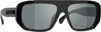 Chanel Dames, Accessoires, Zwart, Maat: 58 MM