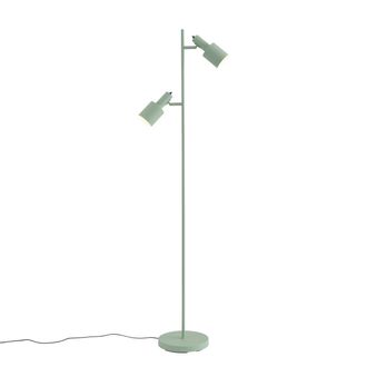 QAZQA Qazqa L&aacute;mpara De Pie Moderna Verde 2 Luces - Stijn