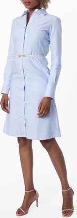 Bally Casual Belted Cotton Shirt Dress