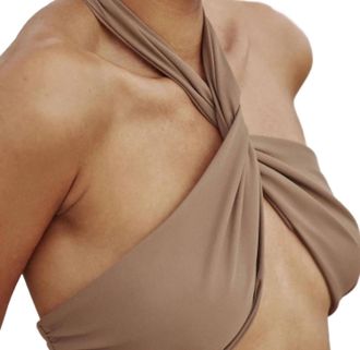 JADE Swim Helix Top In Nude