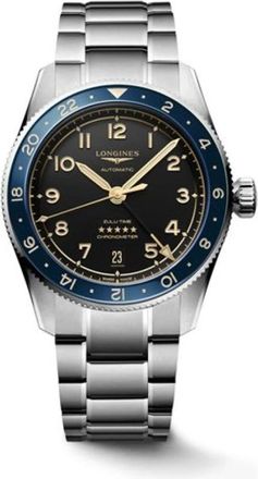 Longines Horloge Longines Heren Spirit Zulu Time in Staal L38024606 - Dames - Horloges - Grijs - ONE Size - Accessoires