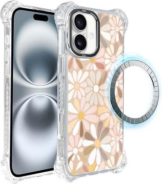 OEM Funda Ibizu Dropguard Ultra Para Iphone 16 Plus Con Magsafe, Boho, Flores Vintage