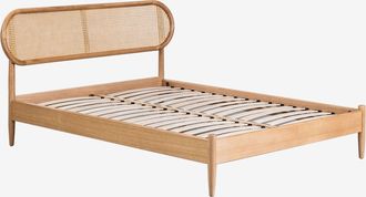 Sklum Cama En Madera Fraser Sklum 160 X 200 Cm