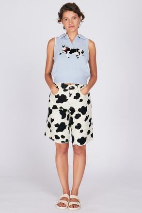 Rachel Antonoff Morty Short in Moo Classic at Nordstrom, Size 10