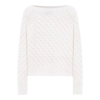Twinset Maglia neve - Dames - Truien - Wit - Maat: S Wol