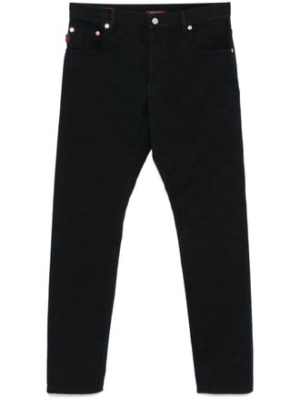 Gucci GG jacquard jeans - men - Polyamide/Cotton/Wool/Polyester/Polyester/Cotton/Calf Leather - 30 - Black