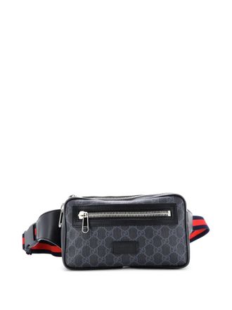 Gucci Soft Zip GG Coated Canvas Small belt bag - Nero