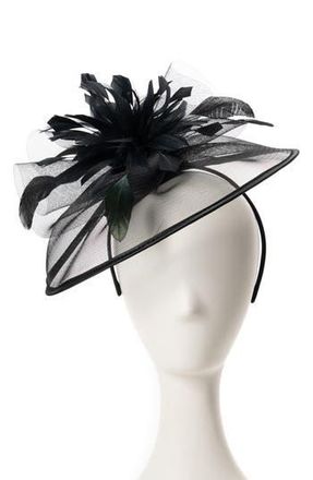 Collection XIIX Net & Feather Fascinator in Black at Nordstrom Rack