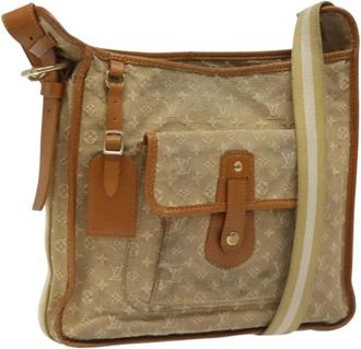 Louis Vuitton Pre-owned Cross Body Bags, female, Beige, Size: ONE SIZE Pre-owned Vintage Monogram Mini Canvas Shoulder Bag
