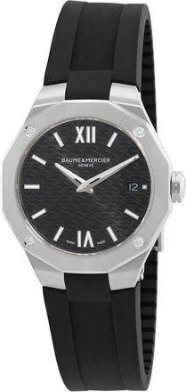 Baume & Mercier Riviera Quartz Black Dial Ladies Watch M0A10613