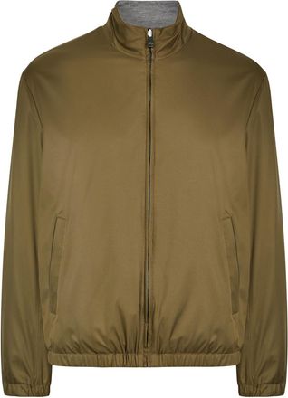 Canali Reversible Woven Jacket - Gold - 52 (IT52 / XL)