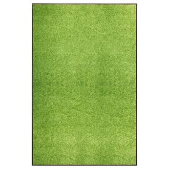 vidaXL Felpudo Lavable Verde 120x180 Cm Vidaxl