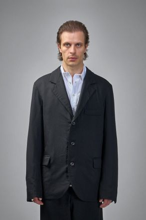 Geoffrey B. Small 3-button Single-breasted Peak-lapel, Hand Pad-stitched Jacket