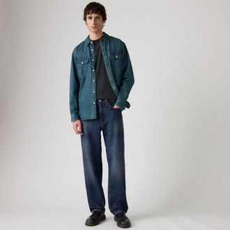 Levi's 568 Loose Straight Jeans - Mens - 28X30 - Medium Wash / Hard Rain