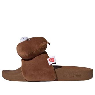adidas (WMNS) adidas x Care Bears Adilette Slides Brown KH9953