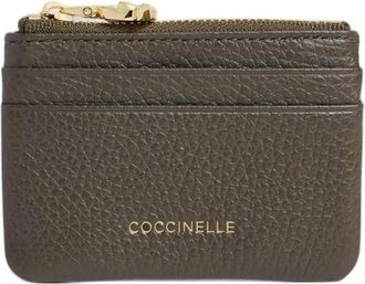 Coccinelle C-Me Softy Portemonnee - Dames - Portefeuilles - Groen - ONE Size - Katoen - Accessoires